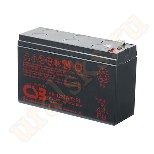 HR1224W Аккумуляторная батарея CSB 12 В, 24 Вт/Эл