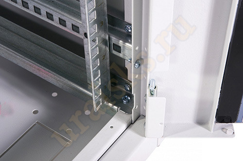 ШТК-Э-48.6.10-44АА Шкаф напольный 19" ЭКОНОМ 48U (600×1000) дверь перфорированная 2 шт