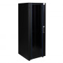 Шкаф напольный Datarex 19", 42U 600х800, дверь стекло, задняя стенка сплошная, черный