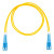 DR-221141 Шнур оптический коммутационный (патч-корд), SC-SC, дуплекс (duplex) OS2, нг(А)-HF, желтый, 1,0 м