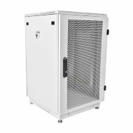 Шкаф телекоммуникационный напольный 18U (600x800) дверь перфорированная Шкаф телекоммуникационный напольный 18U (600x800) дверь перфорированная