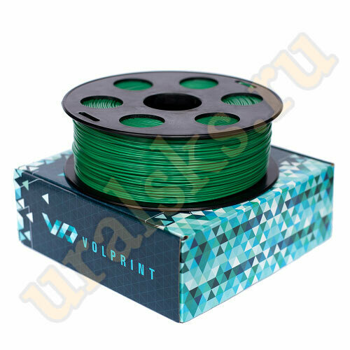 ABS пластик для 3D принтера Зелёного цвета 1.75мм VolPrint