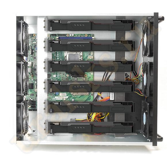 Корпус для майнинг фермы 6U NR-M66 (6xGPU или 8хGPU, ATX 12x9.6, 1x3.5int) Корпус для майнинг фермы 6U NR-M66 (6xGPU или 8хGPU, ATX 12x9.6, 1x3.5int)