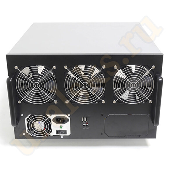 Корпус для майнинг фермы 6U NR-M66 (6xGPU или 8хGPU, ATX 12x9.6, 1x3.5int) Корпус для майнинг фермы 6U NR-M66 (6xGPU или 8хGPU, ATX 12x9.6, 1x3.5int)