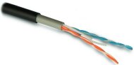 Hyperline IU2-C5e-S-I (куски) Кабель для сетей Industrial Ethernet, категория 5e, 2x2x24 AWG (0.51 мм), однопроволочные жилы (solid), U/UTP, для внутренней и внешней прокладки (-40°C – +70°C), двойная оболочка, PVC (UV), черный Hyperline IU2-C5e-S-I (куски) Кабель для сетей Industrial Ethernet, категория 5e, 2x2x24 AWG (0.51 мм), однопроволочные жилы (solid), U/UTP, для внутренней и внешней прокладки (-40°C – +70°C), двойная оболочка, PVC (UV), черный