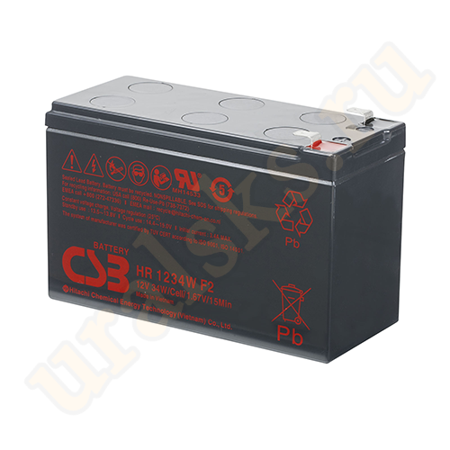 HR1234W Аккумуляторная батарея CSB 12 В, 34 Вт/Эл