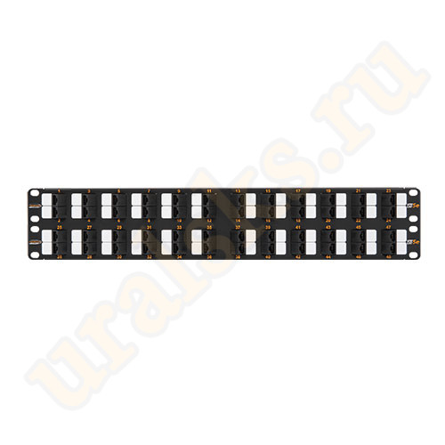 NMC-RP48UD2-AN-2U-BK-BK Патч-панель NIKOMAX с угловыми портами, 48 портов, 19", 2U, категория 5e