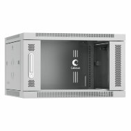 Шкаф телекоммуникационный настенный 19" 6U 600x450x368mm (ШхГхВ) дверь стекло Cabeus Шкаф телекоммуникационный настенный 19" 6U 600x450x368mm (ШхГхВ) дверь стекло Cabeus