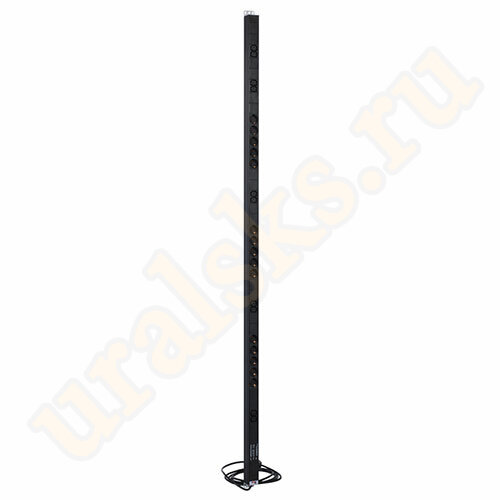 Вертикальный блок розеток R-16-15S-10C13-FI-1820-3 с фил. и инд., 15 Schuko, 10 C13, 16A, алюм., 42-48U, шнур 3м