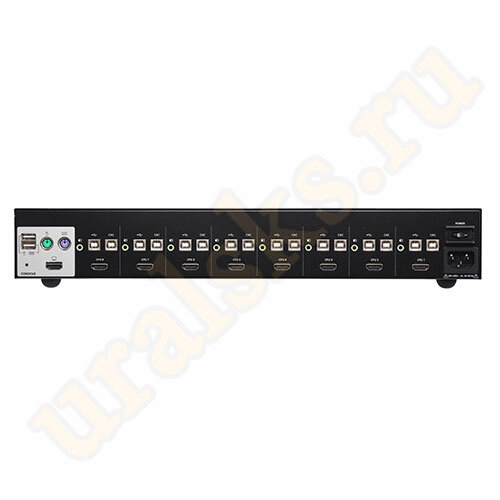 CS1188H-AT-G Защищенный KVM Переключатель 8-портовый HDMI, USB, PS/2