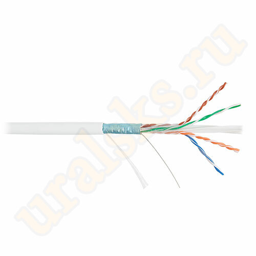 NKL 4240C-WT Кабель NIKOLAN F/UTP, 4 пары, Кат.6, 23 AWG, внутренний, LSZH, белый, 305м