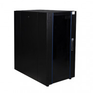 Шкаф напольный Datarex 19", 32U 600х1000, дверь стекло, задняя стенка сплошная, черный Шкаф напольный Datarex 19", 32U 600х1000, дверь стекло, задняя стенка сплошная, черный