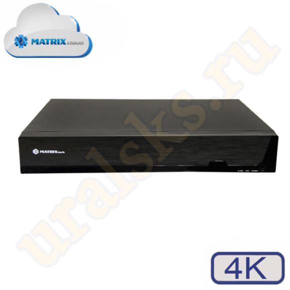 M-36IP4K-B H.265 36-ти канальный IP видеорегистратор, Режим записи 36 каналов 4К[3840*2160] M131945