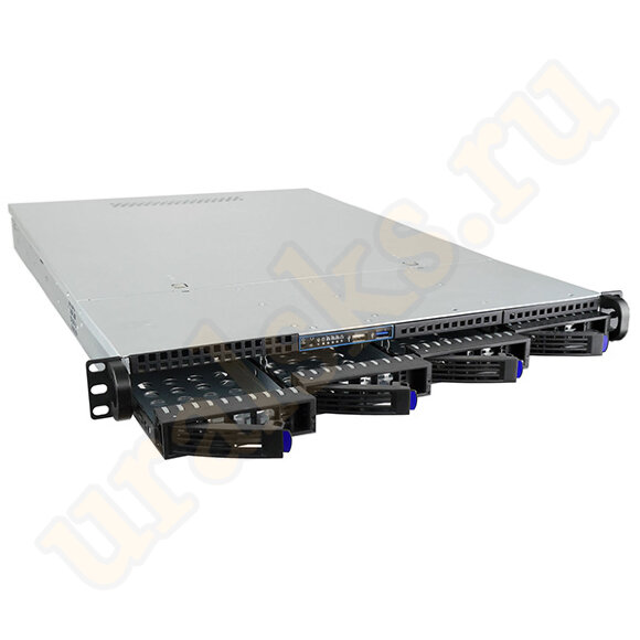 Серверный корпус 1U NR-R104 4xHot Swap SAS/SATA черный NegoRack