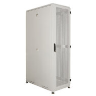 Шкаф серверный напольный 45U (800x1000) дверь перфорированная, задние двойные перфорированные Шкаф серверный напольный 45U (800x1000) дверь перфорированная, задние двойные перфорированные