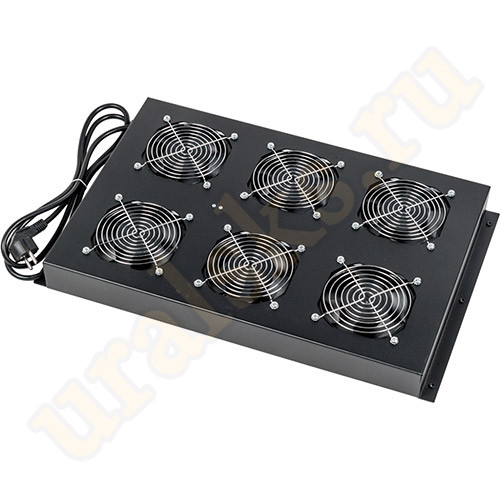 LAN-DC-CB-FAN6-10 Блок 6-ти вентиляторов в крышу шкафа LANMASTER DC глубиной 1070/1200 мм