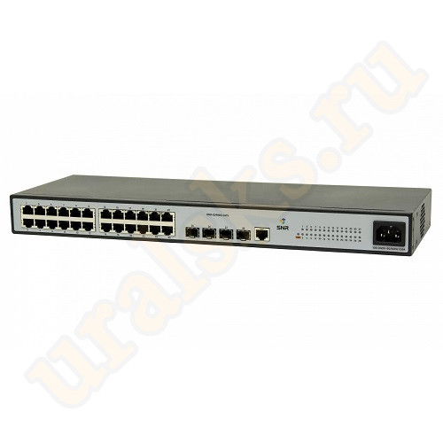 SNR-S2982G-24TE Управляемый коммутатор 24 порта 10/100/1000Base-T и 4 порта SFP