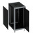SL 6027.922 Шкаф монтажный телекоммуникационный 19" напольный 27U 600x1000x800mm, передняя дверь металлическая, цвет чёрный