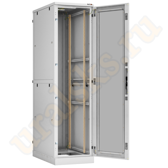 TFA-478010-GHMH-GY	Напольный шкаф 19", 47U, стеклянная дверь, двухуровневые боковые металлические стенки, Ш800хВ2280хГ1000мм, в разобранном виде, серый