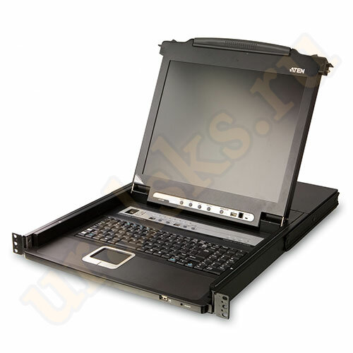 CL5708FM-AT-RG KVM Консоль с переключателем 17" с интерфейсами VGA, USB (SPHD), PS/2