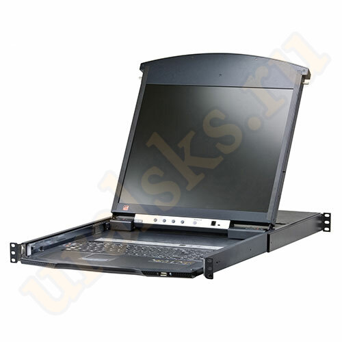 KL1508AiM-AXA-RG KVM Консоль с переключателем 17" с интерфейсами VGA, USB, PS/2