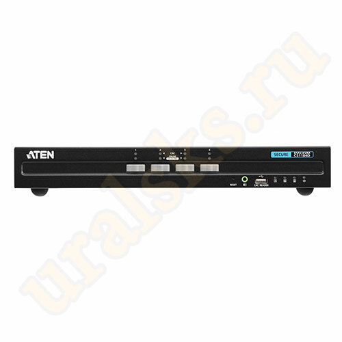 CS1184D-AT-G Защищенный KVM Переключатель 4-портовый DVI-I, USB, PS/2