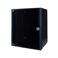 Настенный шкаф 19", 15U 600х450, дверь стекло, черный (Снят с производства) Настенный шкаф 19", 15U 600х450, дверь стекло, черный (Снят с производства)