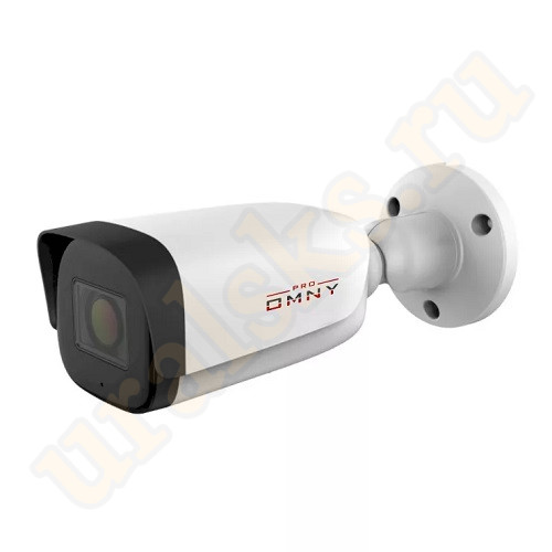 OMNY PRO M85N 2812 IP камера буллет 5Мп (2592x1944) 20к/с, 2.8-12мм мотор., F1.6-3.3, встр. микр., 802.3af A/B, 12±1В DC, ИК до 80м, microSD до 512Гб