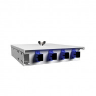 Кросс оптический настенный 4 порта SC/UPC 9/125 укомплектованный Кросс оптический настенный 4 порта SC/UPC 9/125 укомплектованный