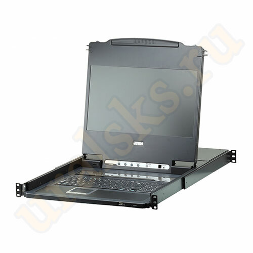 CL6708MW-ATA-RG KVM Консоль с переключателем 17.3" с интерфейсами DVI-I, USB