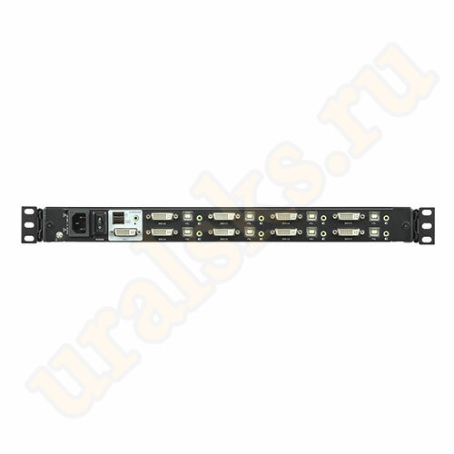 CL6708MW-ATA-RG KVM Консоль с переключателем 17.3" с интерфейсами DVI-I, USB