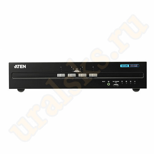 CS1144D-AT-G Защищенный KVM Переключатель 4-портовый DVI-I, USB, PS/2