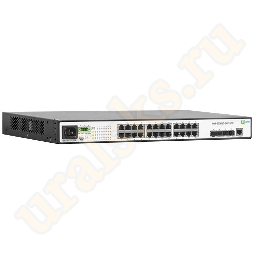 SNR-S2985G-24T-UPS Управляемый коммутатор 24 порта 10/100/1000Base-T, 4 порта SFP, функция заряда АКБ