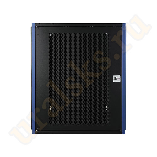 DR-620311 Настенный шкаф 19", 15U 600х450, дверь перфорация, черный