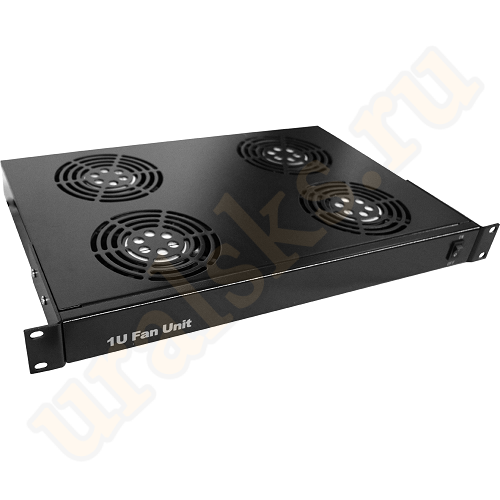 TWT-CBB-FANB4-RACK Блок 4-х вентиляторов 19", с подшипниками, без термостата, 1U