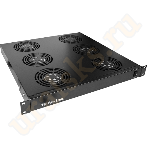 TWT-CBB-FANB6-RACK Блок 6-ти вентиляторов 19", с подшипниками, без термостата, 1U