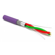 Hyperline PB-S-PU Кабель для шины ProfiBus DP/PA, 1x2x22 AWG (0.64 мм), однопроволочные жилы (solid), SF/UTP, для внутренней прокладки (-40°C - +70°C), PU, фиолетовый Hyperline PB-S-PU Кабель для шины ProfiBus DP/PA, 1x2x22 AWG (0.64 мм), однопроволочные жилы (solid), SF/UTP, для внутренней прокладки (-40°C - +70°C), PU, фиолетовый