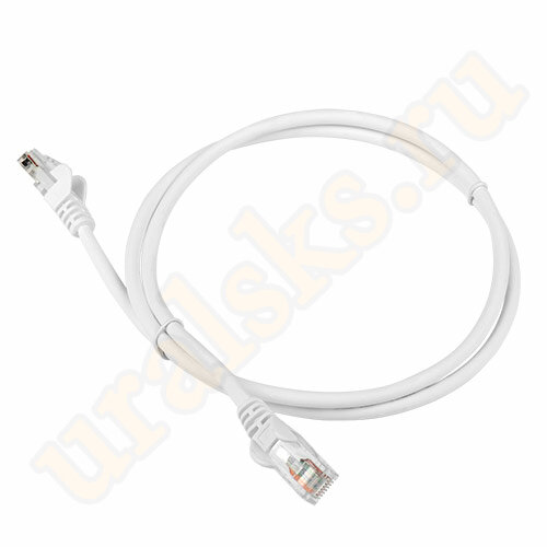 Патч-корд LAN-PC45/U5E-3.0-WH RJ45 4 пары, UTP 5е, 3 м, белый, LSZH