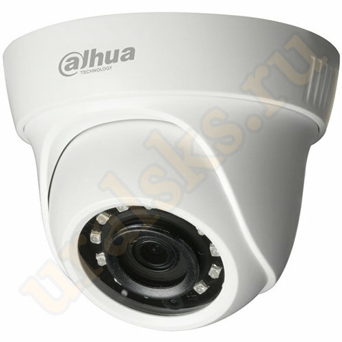 HDCVI Видеокамера DH-HAC-HDW1200SLP-0280B купольная 2Мп (EOL)
