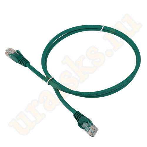 Патч-корд LAN-PC45/U5E-3.0-GN RJ45 4 пары, UTP 5е, 3 м, зеленый, LSZH