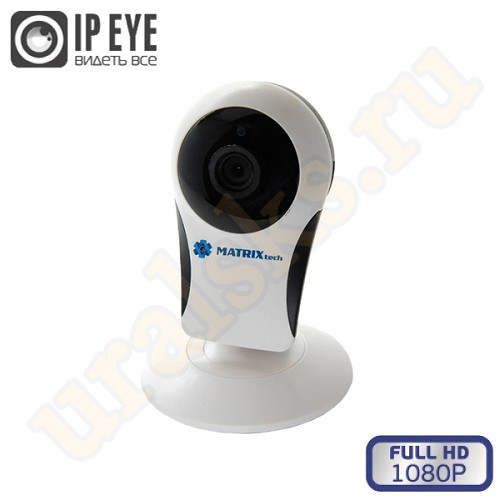 MT-PTZ1080IP8 Wi-Fi (2,8mm) Компактная поворотная 2.0MP HD 1080P 25 к./сек., PTZ сетевая Wi-Fi камера с ИК подсветкой M100362