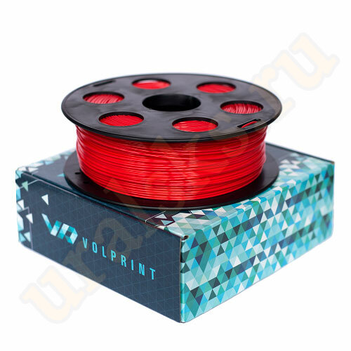 Красный SBS (Watson) пластик для 3D принтера 1.75мм VolPrint