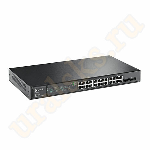 T1600G-28PS (TL-SG2424P) JetStream 24-портовый гигабитный Smart коммутатор PoE+ с 4 SFP-слотами