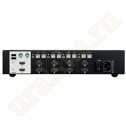 CS1144H-AT-G Защищенный KVM Переключатель 4-портовый HDMI, USB, PS/2