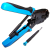 LAN-CRI-2008R Обжимной инструмент 4P, 6P, 8P, с храповым механизмом (RJ-11, RJ-12 и RJ-45)