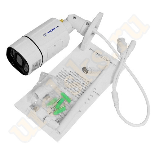 MT-CM2.0IP20F Wi-Fi (3,6mm) Цветная 2.0MP Full HD 1080P 25 к./сек., уличная цилиндрическая IP WiFi сетевая камера с ИК подсветкой M100981