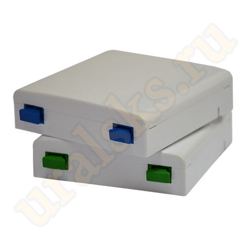 Оптическая абонентская коробка два порта SC (SNR-FTB-02S, RS-01,FTTH-001)