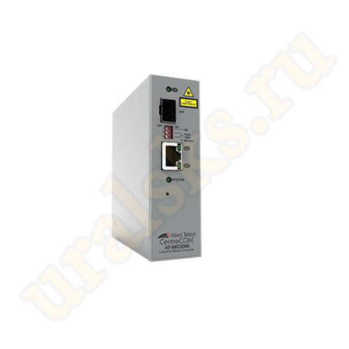 AT-IMC2000T/SC-980 Медиаконвертер TAA, 10/100/1000T to 1000SX/SC Industrial Temp Gigabit Media Converter
