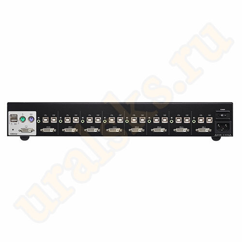 CS1188D-AT-G Защищенный KVM Переключатель 8-портовый DVI-I, USB, PS/2 CS1188D-AT-G Защищенный KVM Переключатель 8-портовый DVI-I, USB, PS/2