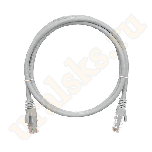NMC-PC4UE55B-001-C-GY Коммутационный шнур NIKOMAX, U/UTP, категории 6, LSZH, 0,15м, серый